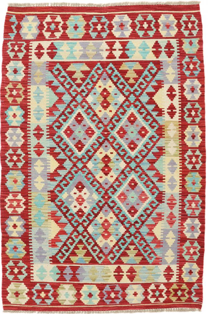 Tapete afegão Kilim Afegão 153x103 153x103, Tapete persa Tecido à mão