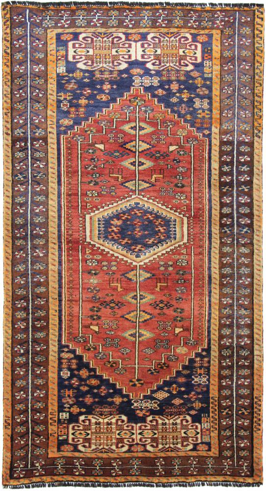 Persian Rug Shiraz 251x137 251x137, Persian Rug Knotted by hand