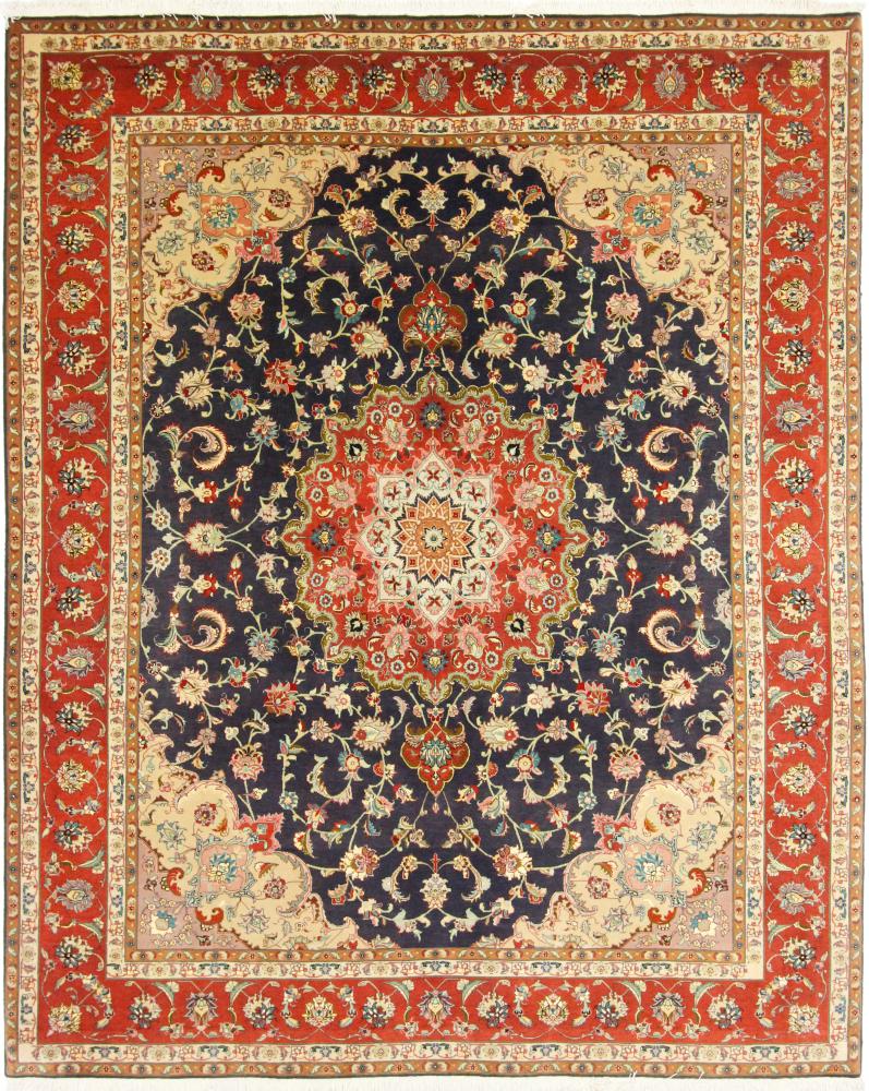 Tapete persa Tabriz 50Raj 256x206 256x206, Tapete persa Atado à mão