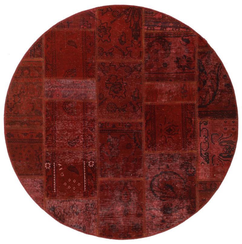 Tapete persa Patchwork 151x149 151x149, Tapete persa Atado à mão