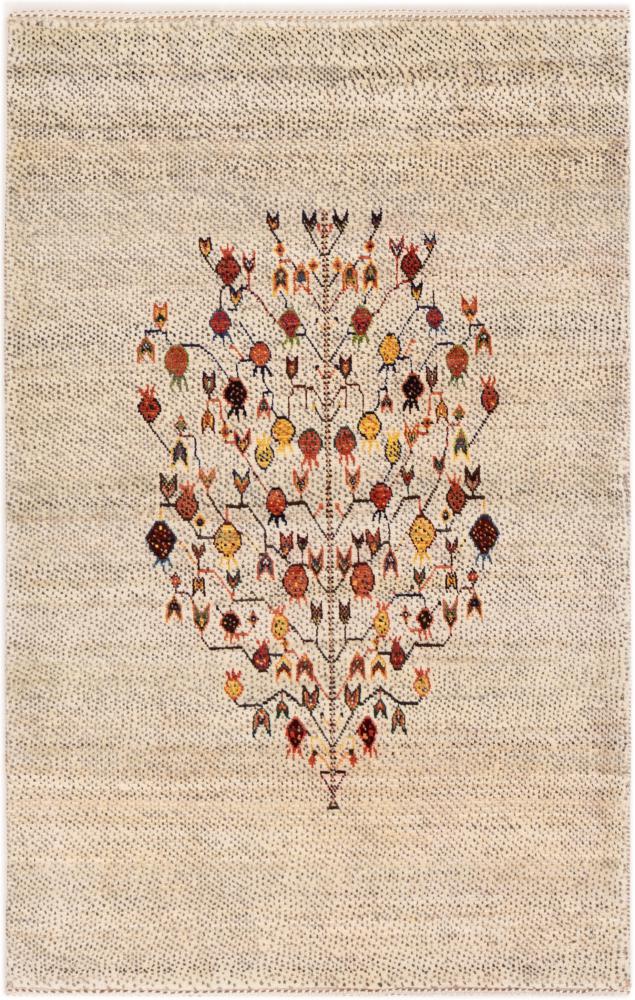 Tapete persa Persa Gabbeh Kashkuli Banafsheh 120x79 120x79, Tapete persa Atado à mão