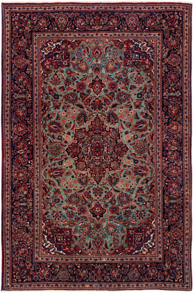 Alfombra persa Keshan Antiguo 197x129 197x129, Alfombra persa Hecho a mano