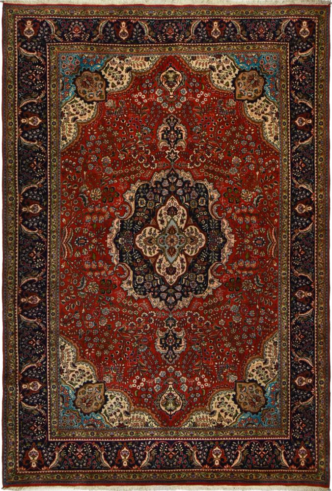 Tapete persa Tabriz 40Raj 301x206 301x206, Tapete persa Atado à mão