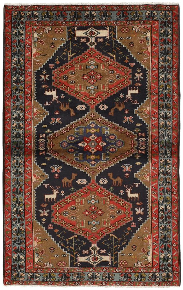 Persian Rug Hamadan 199x124 199x124, Persian Rug Knotted by hand
