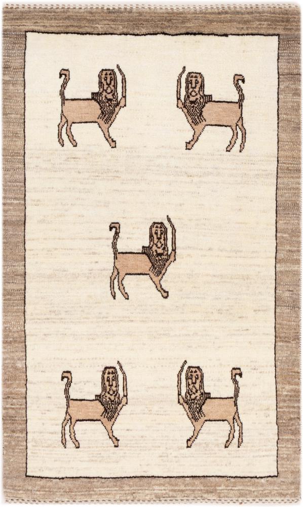 Tapete persa Persa Gabbeh Kashkuli Banafsheh 131x81 131x81, Tapete persa Atado à mão