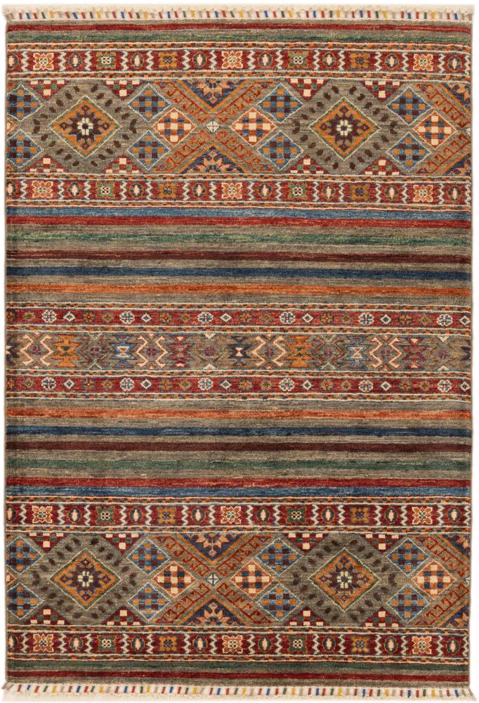Afghan rug Arijana Shaal 152x103 152x103, Persian Rug Knotted by hand