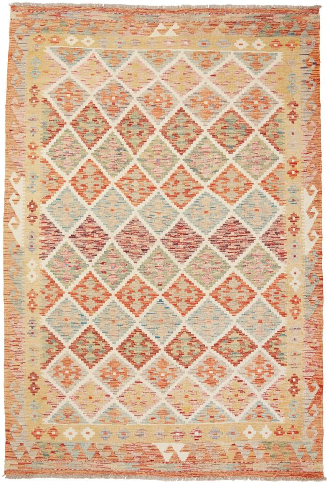 Afgán szőnyeg Kilim Afgán 224x150 224x150, Perzsa szőnyeg szőttesek