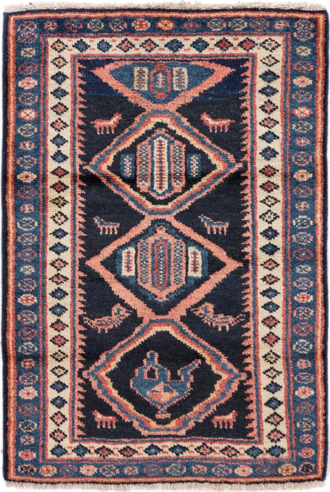 Covor persan Sanandaj Vechi 100x68 100x68, Covor persan Lucrate de mână