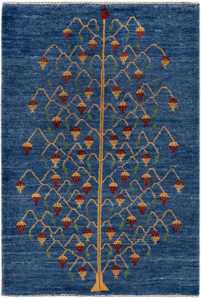 Tapete persa Persa Gabbeh Kashkuli Banafsheh 119x83 119x83, Tapete persa Atado à mão