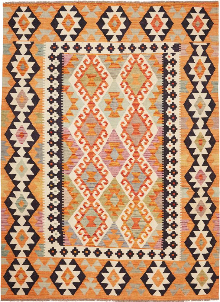 Tapete afegão Kilim Afegão 237x173 237x173, Tapete persa Tecido à mão