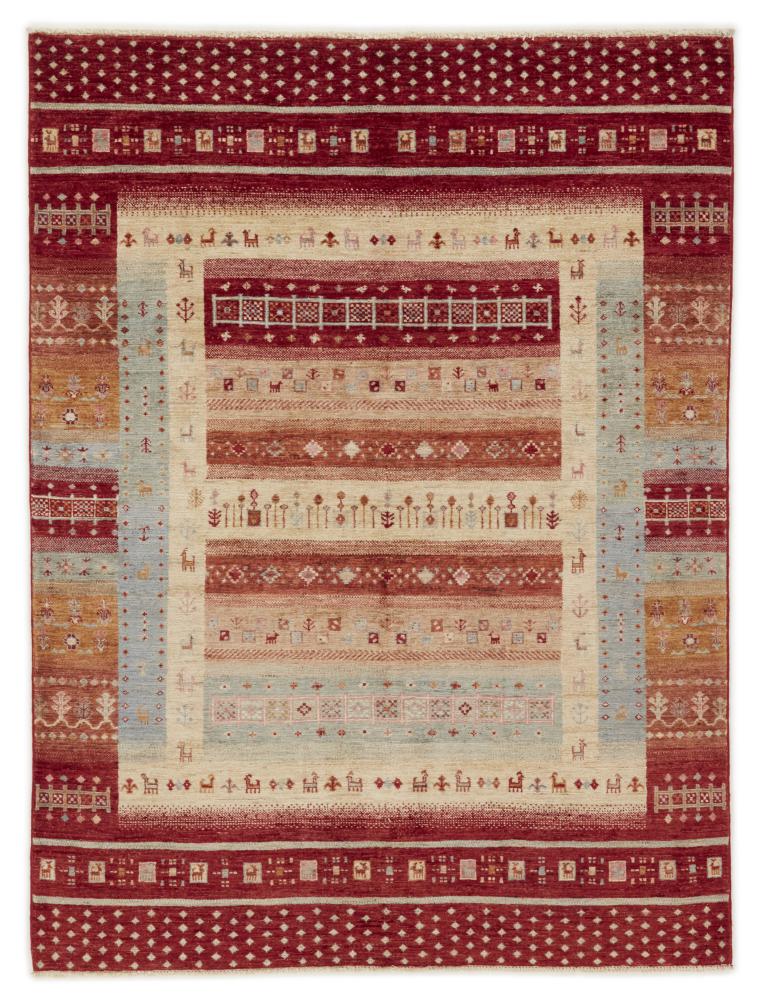 Afghan rug Arijana Shaal 197x150 197x150, Persian Rug Knotted by hand