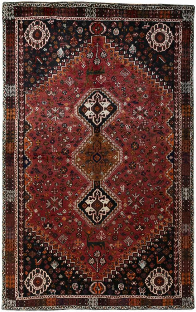 Persian Rug Shiraz 280x178 280x178, Persian Rug Knotted by hand