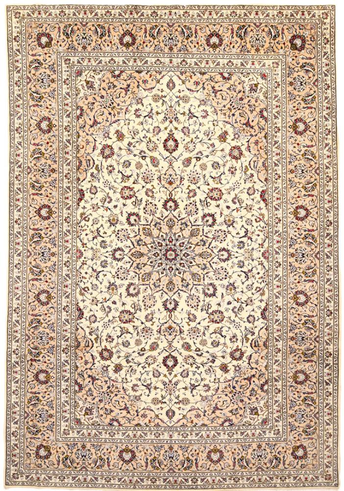 Persian Rug Keshan 11'9"x8'2" 11'9"x8'2", Persian Rug Knotted by hand