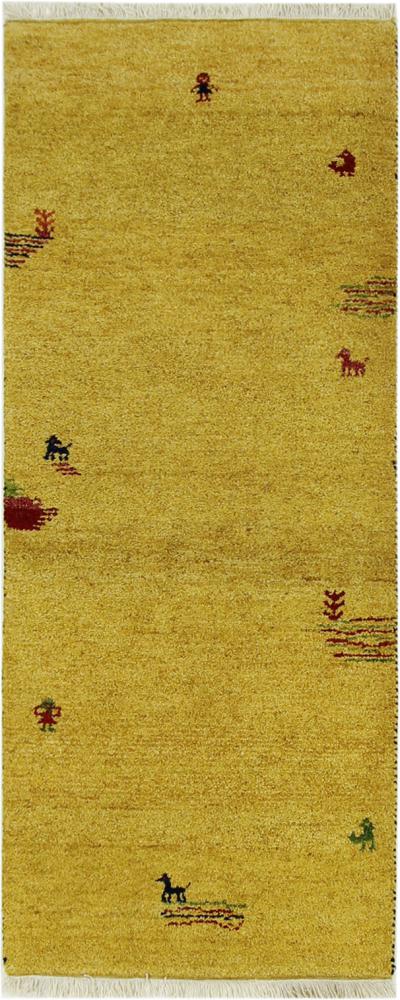 Alfombra india Gabbeh 199x81 199x81, Alfombra persa Anudado a mano