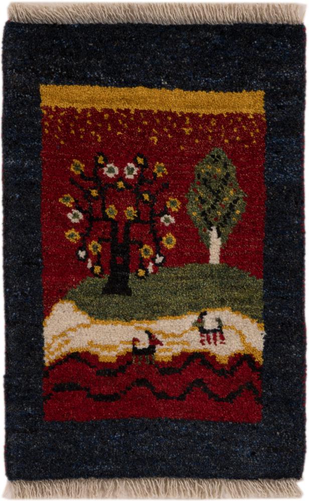 Tapis persan Persan Gabbeh 59x41 59x41, Tapis persan Noué à la main