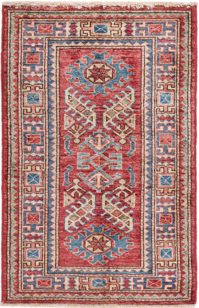 Alfombra afgana Super Kazak 92x59 92x59, Alfombra persa Anudado a mano