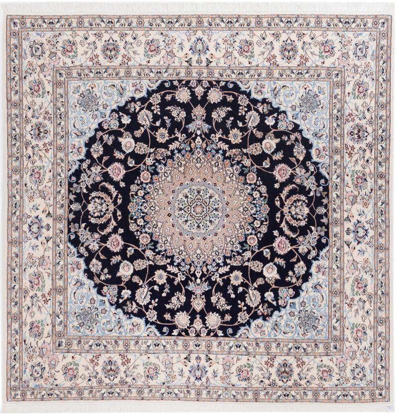 Persian Rug Nain 6La 220x212 220x212, Persian Rug Knotted by hand