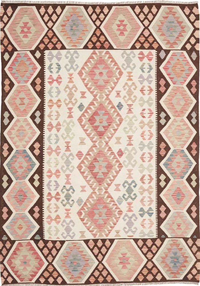 Tapete afegão Kilim Afegão 243x169 243x169, Tapete persa Tecido à mão