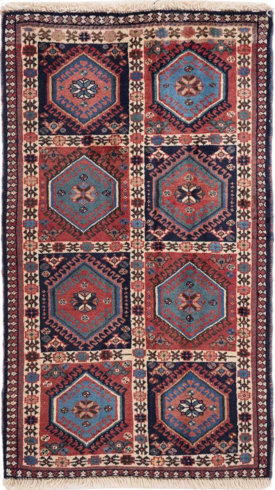 Persisk teppe Yalameh 98x58 98x58, Persisk teppe Knyttet for hånd