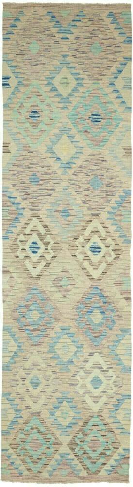 Afghanischer Teppich Kelim Afghan 10'0"x2'7" 10'0"x2'7", Perserteppich Handgewebt