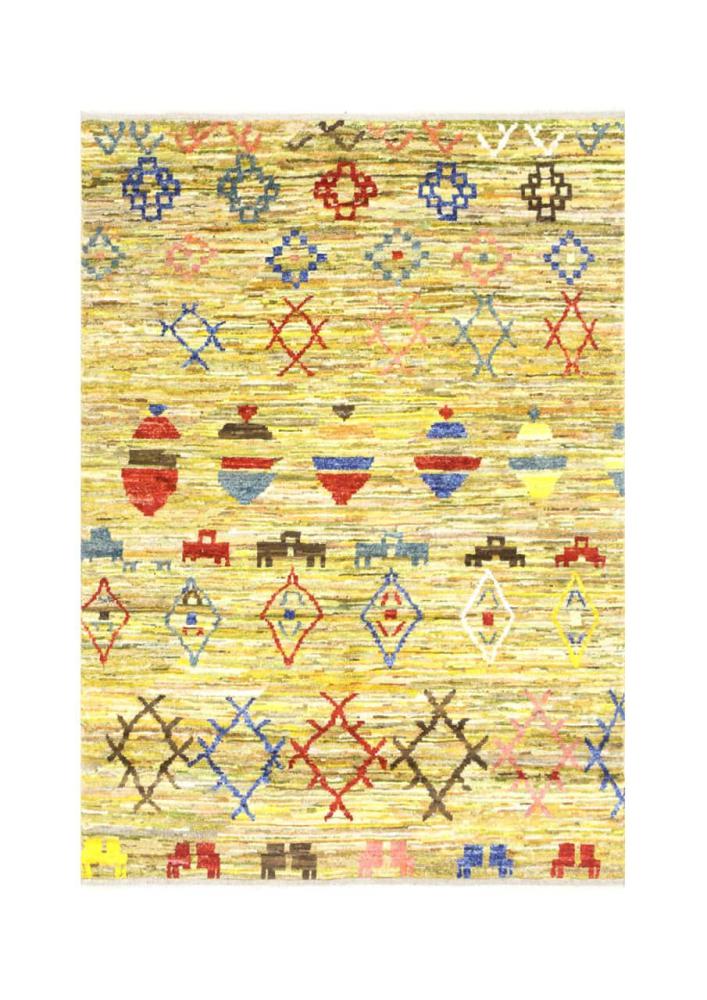 Pakistanischer Teppich Berber Ghashghai 201x146 201x146, Perserteppich Handgeknüpft