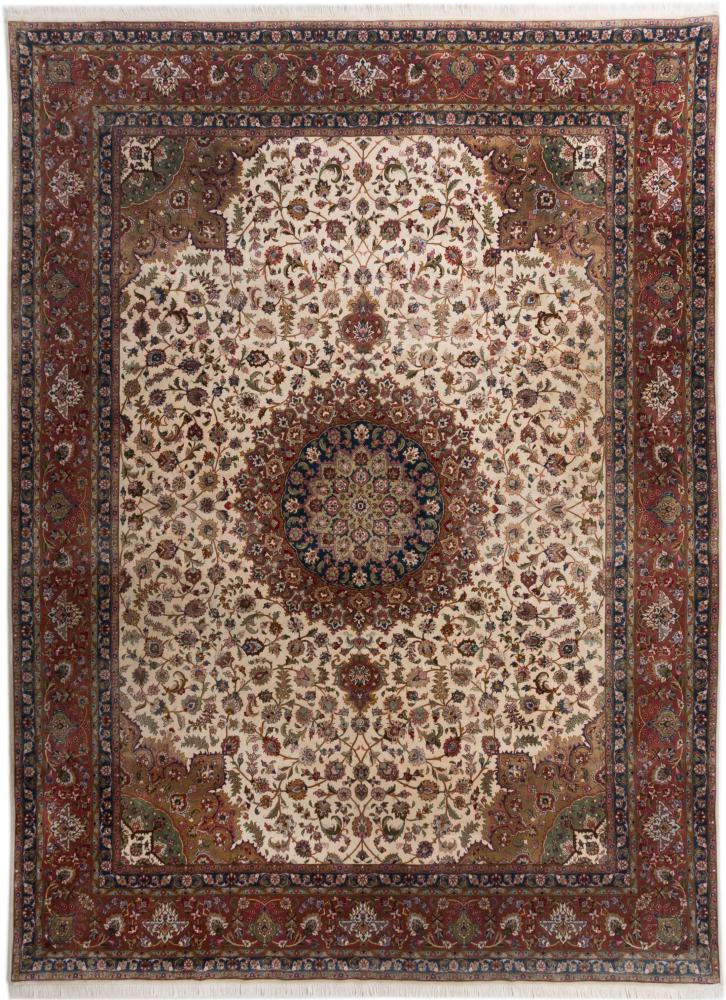 Tapete persa Tabriz 50Raj 395x298 395x298, Tapete persa Atado à mão