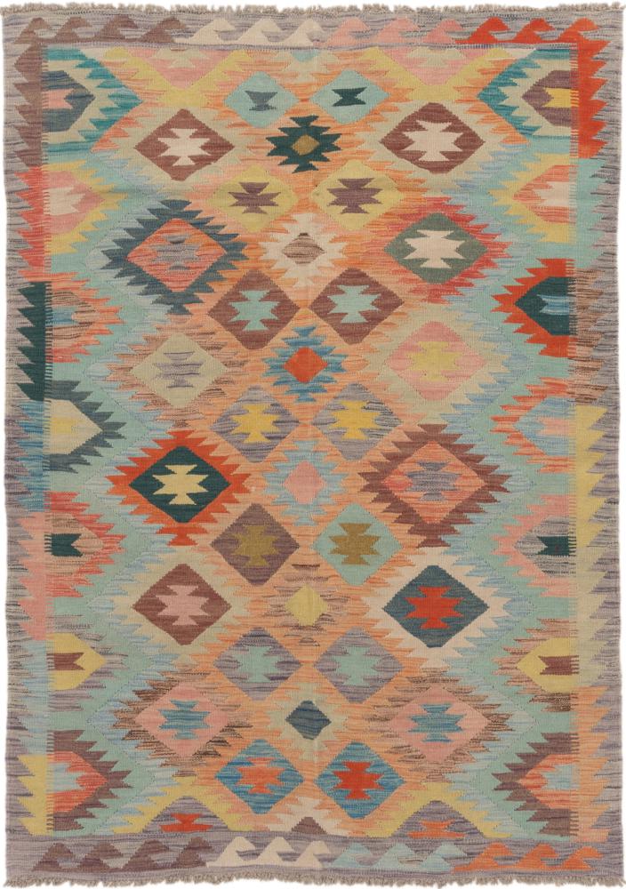 Afgán szőnyeg Kilim Afgán 196x145 196x145, Perzsa szőnyeg szőttesek