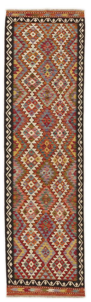 Pakistaans tapijt Kilim Afghan 296x82 296x82, Perzisch tapijt Handgeweven