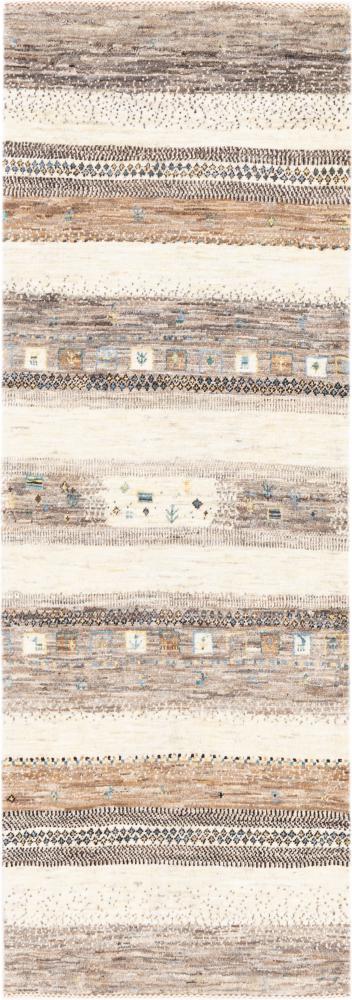 Tappeto persiano Persiano Gabbeh Loribaft Natura 194x66 194x66, Tappeto persiano Annodato a mano