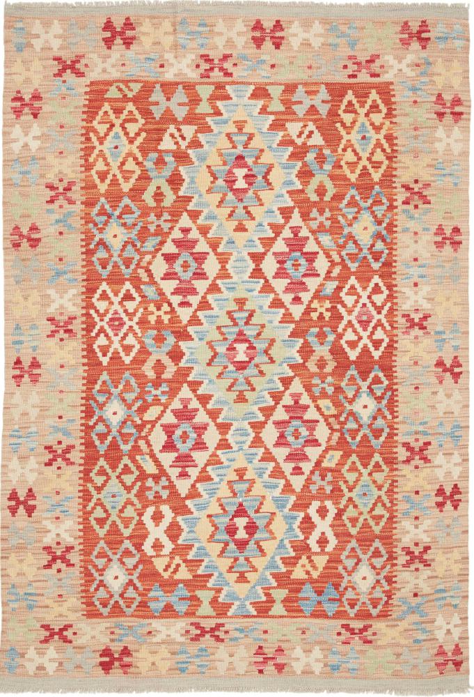 Αφγανικό χαλί Κιλίμ Afghan 187x126 187x126, Περσικό χαλί Οι κόμποι έγιναν με το χέρι