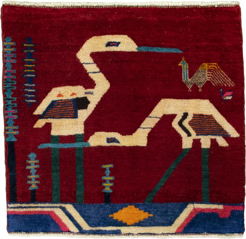 Persian Rug Shiraz 54x56 54x56, Persian Rug Knotted by hand