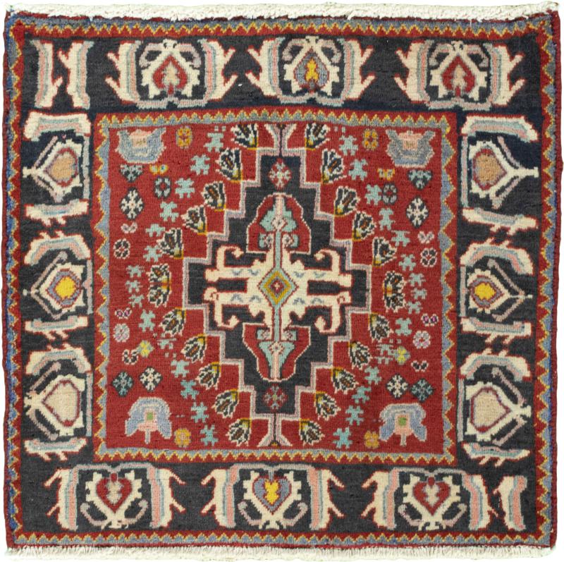 Persian Rug Shiraz 58x64 58x64, Persian Rug Knotted by hand