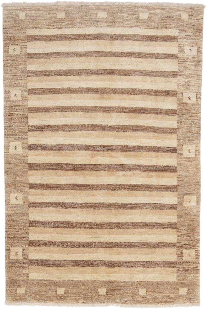 Persian Rug Persian Gabbeh Loribaft 7'7"x5'1" 7'7"x5'1", Persian Rug Knotted by hand