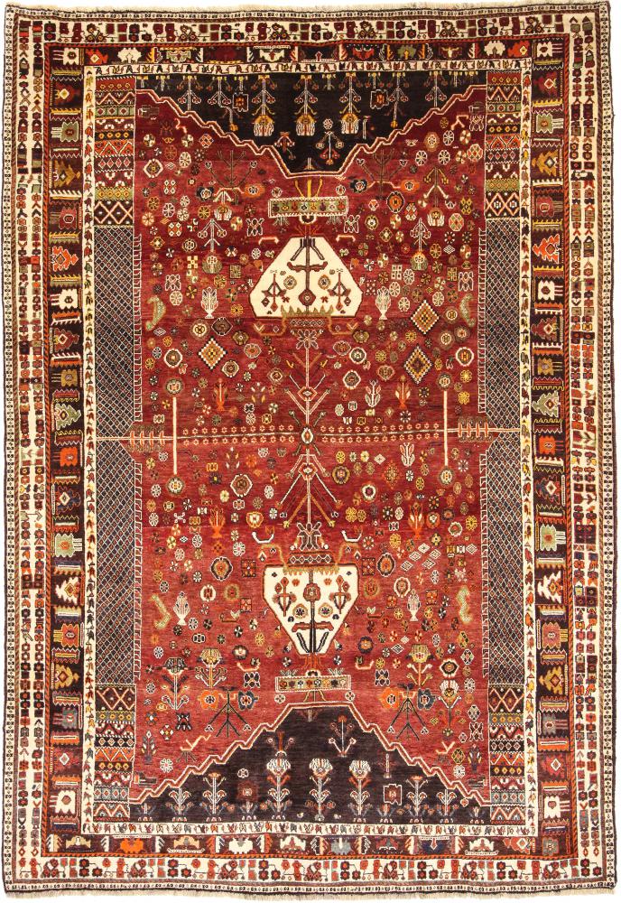 Tapete persa Ghashghai 283x196 283x196, Tapete persa Atado à mão