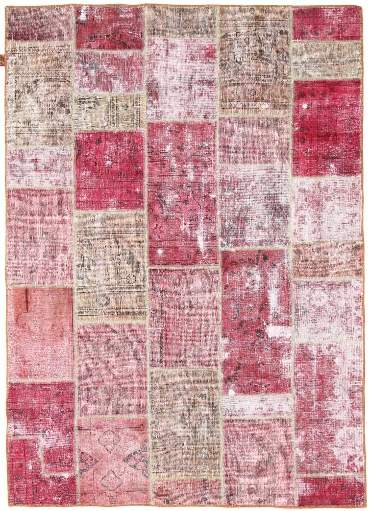 Pakistaans tapijt Patchwork 210x150 210x150, Perzisch tapijt Handgeknoopte