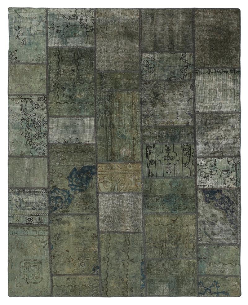 Persisk matta Patchwork 257x200 257x200, Persisk matta Knuten för hand