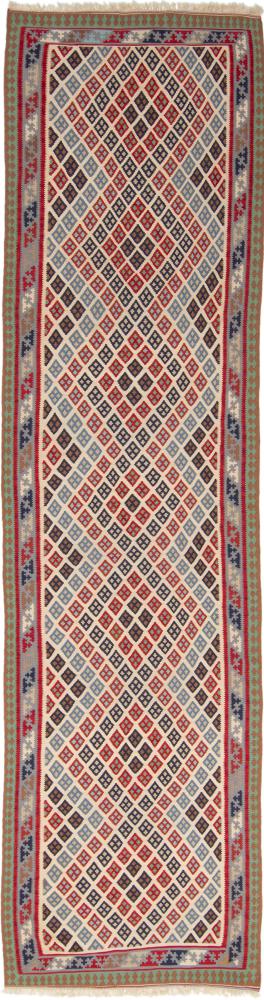 Tapete persa Kilim Fars 386x97 386x97, Tapete persa Tecido à mão