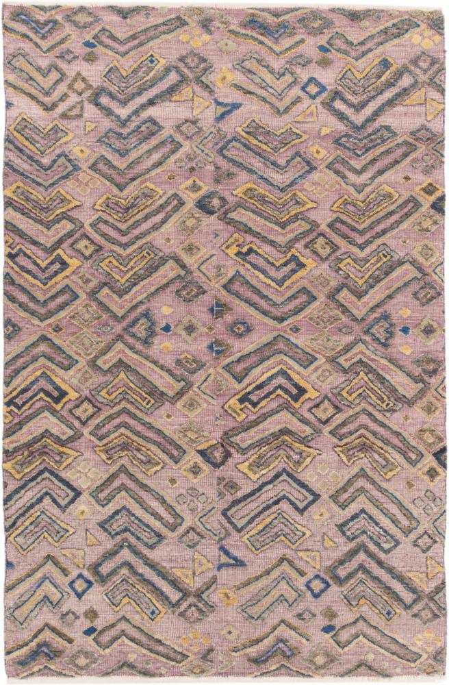 Moroccan Rug Berber Maroccan 10'0"x6'7" 10'0"x6'7", Persian Rug Knotted by hand