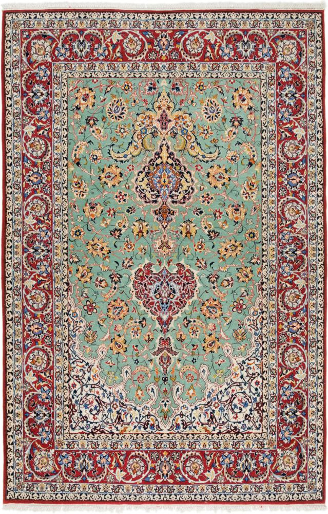 Persisk matta Isfahan Gammal 225x145 225x145, Persisk matta Knuten för hand