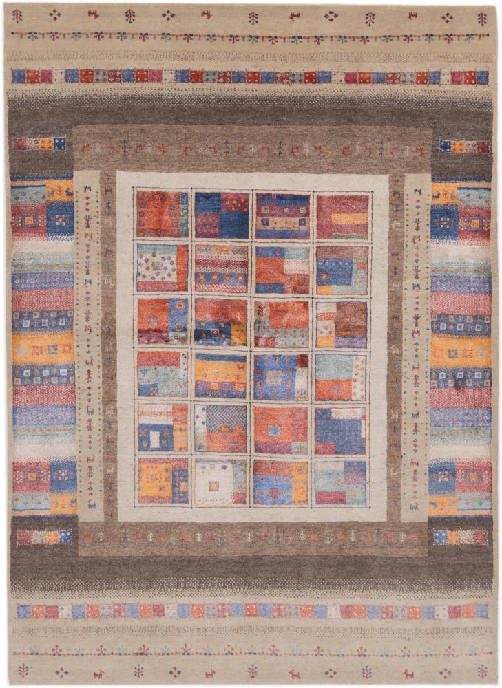 Tappeto indiano Gabbeh Loribaft 246x178 246x178, Tappeto persiano Annodato a mano
