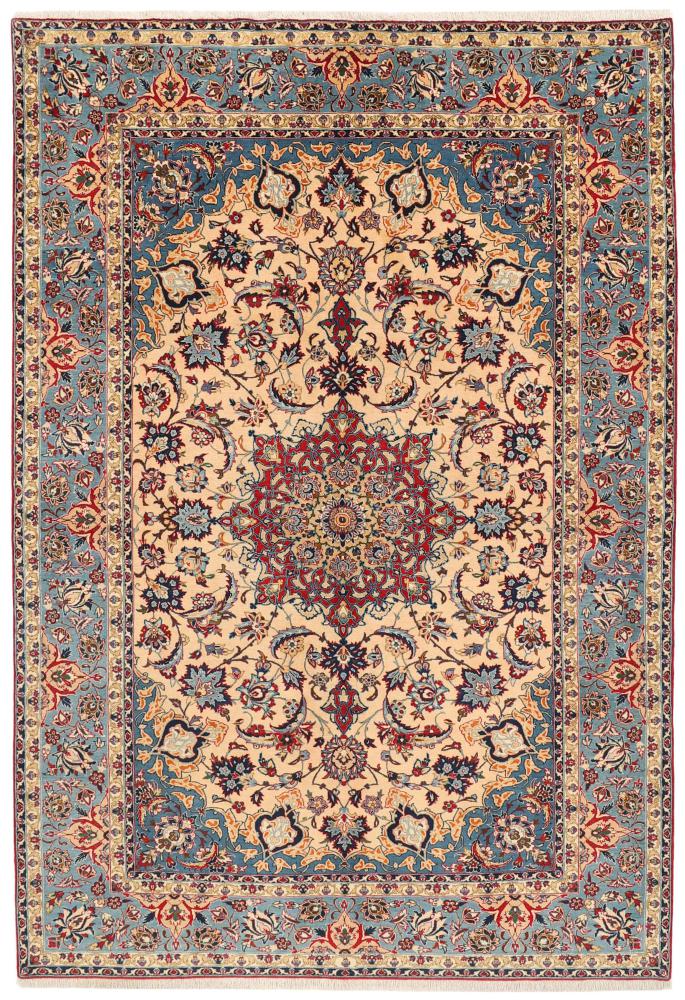 Tapis persan Ispahan 302x201 302x201, Tapis persan Noué à la main