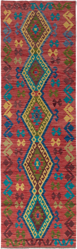 Covor afgan Chilim Afghan 302x91 302x91, Covor persan Țesut manual