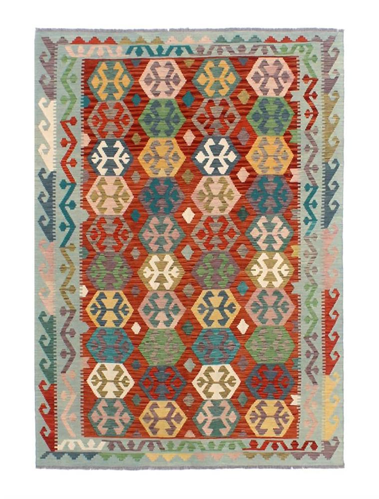 Afghan rug Kilim Afghan 243x173 243x173, Persian Rug Woven by hand