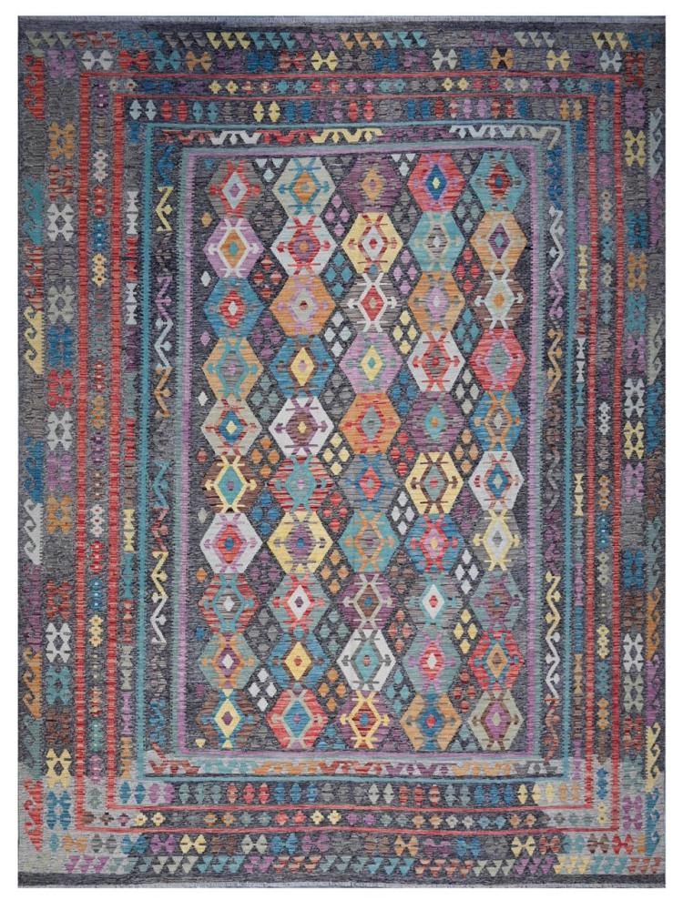 Alfombra afgana Kilim Afghan Kaudani 392x303 392x303, Alfombra persa Tejido a mano