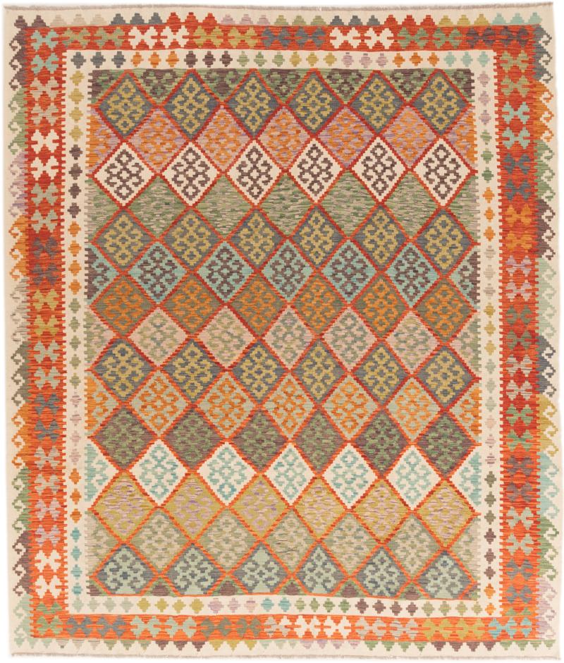 Tapete afegão Kilim Afegão 298x258 298x258, Tapete persa Tecido à mão