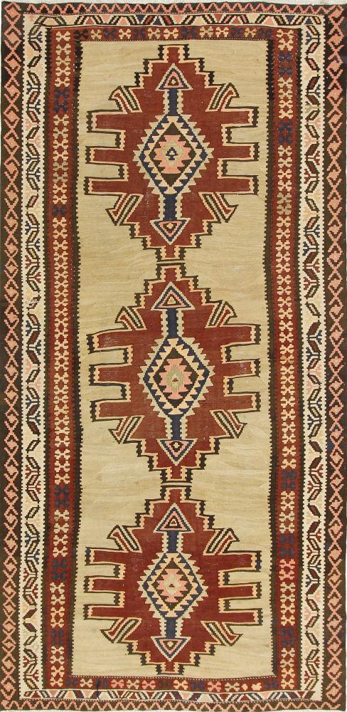 Tapete persa Kilim Fars Azerbaijan Antigo 318x157 318x157, Tapete persa Tecido à mão