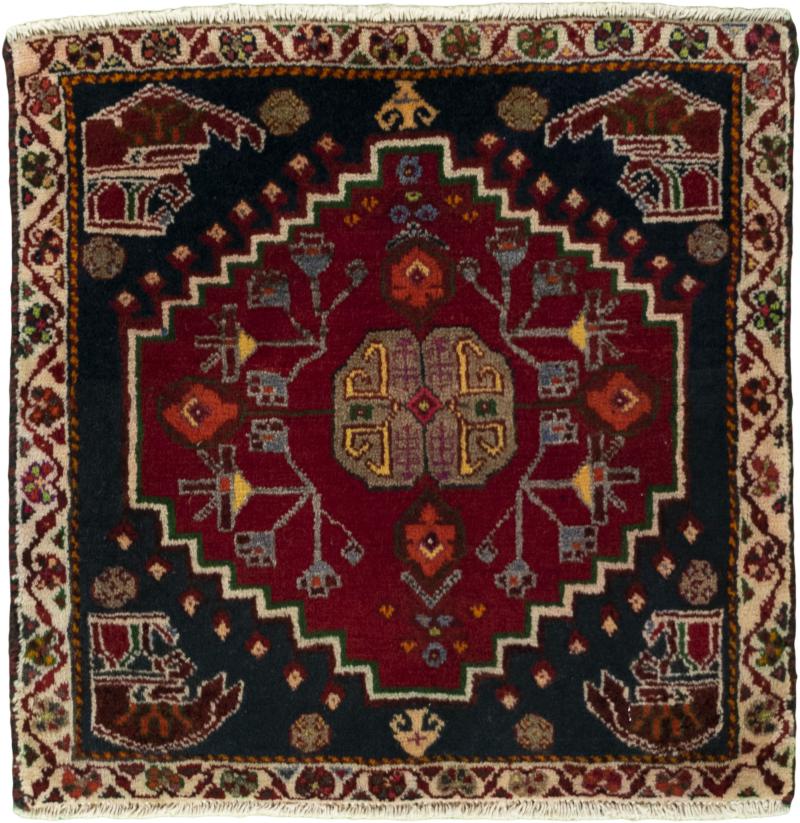 Persian Rug Shiraz 55x54 55x54, Persian Rug Knotted by hand