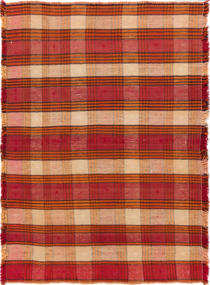 Persisk tæppe Kelim Fars Jajim Gamle 126x85 126x85, Persisk tæppe Håndvævet