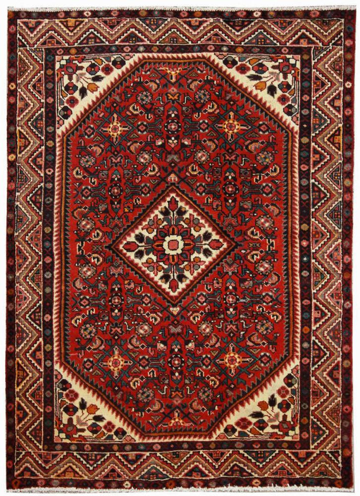 Persisk tæppe Hosseinabad 208x149 208x149, Persisk tæppe Knyttet i hånden