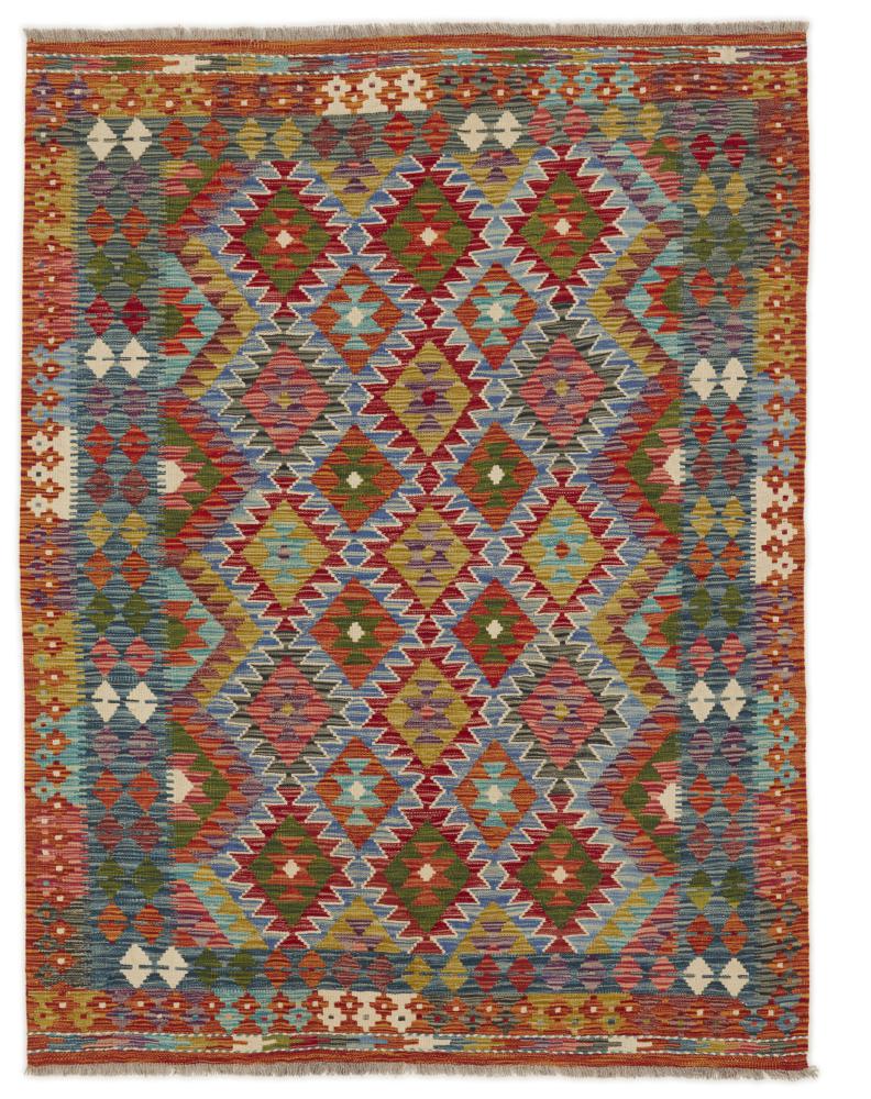 Tapete afegão Kilim Afegão 196x148 196x148, Tapete persa Tecido à mão